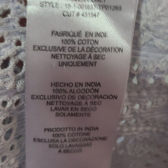 Joie Cerelia Eyelet Top in Light Blue - Picture 7 of 12